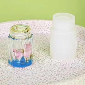 Versatile Silicone Resin Molds for Crafting - epoxy Resin kit Perfect for Candles, Candy, and Perfume Bottles，epoxy Resin molds Epoxy Casting Craft,Gifts