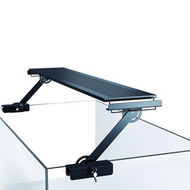 DONGWUZHIDAO DONGWUZHIDAO Aquarium Light Riser 0-6.5 Inch High Adjustment Fish Tank LED Aquarium Light Stand Support Width <=4.9 Inches Rust -Proof Metal Material, 12 Kg of Carrying Capacity