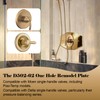 A503‑01 One-Hole Remodel Cover Plate for Mixet Bathtub and Shower