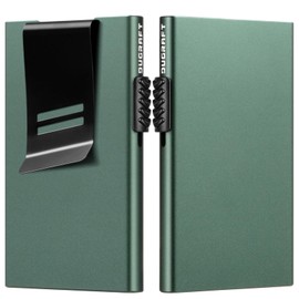 DUGRAFT Card Holder Wallets for Men UK with Money Clip, Slim Metal Minimalist RFID Wallet, Small Faraday Credit Card Wallet RFID Blocking Pop Up Shield Wallet, Gifts for Men, Fathers, Boyfriends