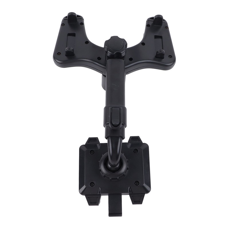 Car Rearview Mirror Phone Holder Adjustable 360 Degrees Rotation Multifunctional