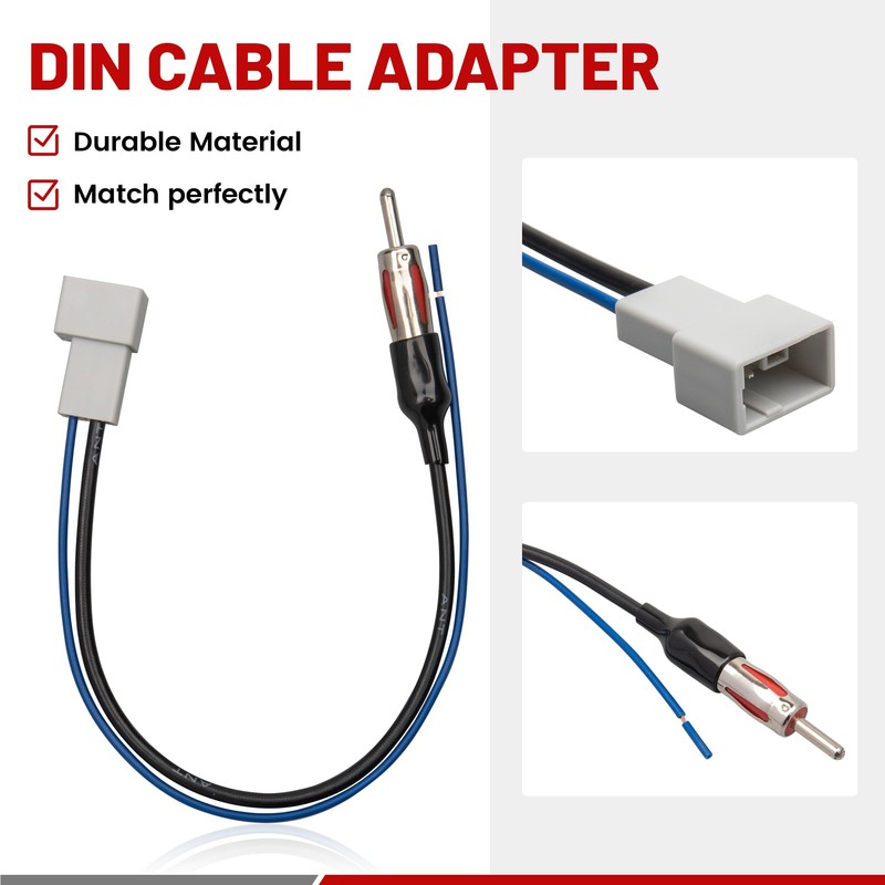 RED WOLF 20 Pin Stereo Wring Harness Antenna Adapter Fit