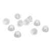 10pcs Sound Amplifier Closed Domes Single Layer Double Hole Silicone