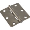 Hillman 853388 3" Residential Door Hinge - 1/4" Round Corner
