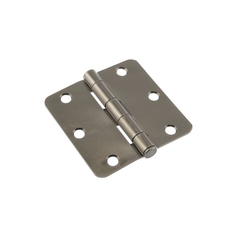 Hillman 853388 3" Residential Door Hinge - 1/4" Round Corner