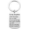 AWIWTOBQ Keychain Keyring,Little Reminders Inspiration Keyring Motivational Mental Health Keyring