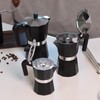 Sivaphe Aluminum Moka Pot 3 Espresso Cups, Percolator Espresso and
