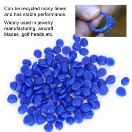 Wax Beads, Injection Wax, Hard Wax Beads Wax Beans Jewelry Casting Wax Professional Injection Wax Moldel Jewelry Casting Wax Bead Wax Bead Blue (Blue)