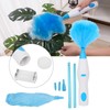 180° Bendable Electric Feather Duster Window Blinds Furniture Cleaning Tool