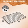 TOPCJ 2PCS Cooling Rack for Baking, 10”X15” Heavy Duty Wire