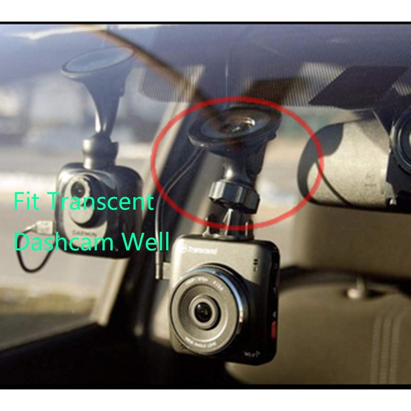 Dash Cam Suction Mount for Transcend/YI/Nextbase HD DVR 202 402G