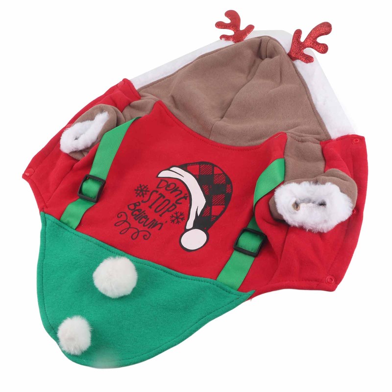 Pet Christmas Costume Autumn and Winter Seasons Cute Deer Costumes