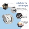 AEZ73453509 Stove Knobs Replacements Compatible with lg Gas Range Oven