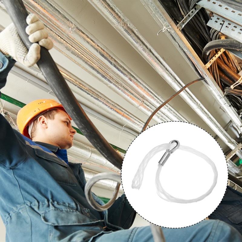 sourcing map Cable Pulling Grip for 50-60MM/1.97''-2.36'' Cables, Nylon Anti-wear