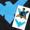 Popfunk Nightwing Logo Longsleeve T Shirt & Stickers (Small) Black