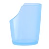 岡部洋食器 ぷにゅっとぴったんコップ ブルー PC-13