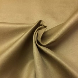 BALLARD DESIGNS MICROFIBER CAMEL BEIGE SUEDE TYPE DESIGNER FABRIC BY YARD 56" W