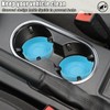 TNAIYH 4PCS Car Cup Holder Coasters, Silicone Non Slip Vehicle