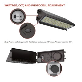 Keystone FormFit LED Wall Pack - Power and Color Select - 8195Lm Full Cutoff