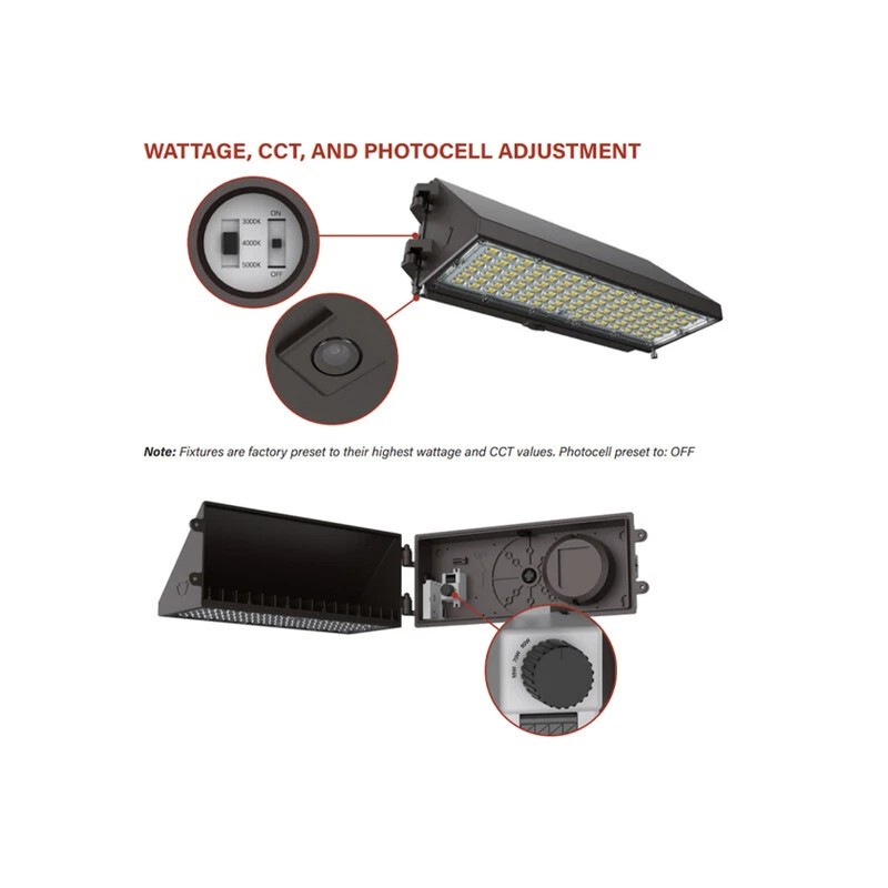 Keystone FormFit LED Wall Pack - Power and Color Select