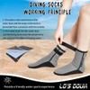 Lo's Douia Swiming Neoprene Socks 3mm Wetsuit Socks Thermal Anti-Slip