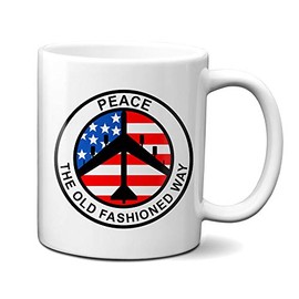 Future of Flight B-52 Peace The Old Fashioned Way Mug