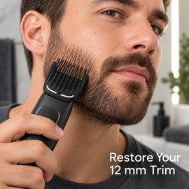 12mm Replacement Guide Comb for Philips Norelco Multigroom Series 3000 5000 7000 9000 Hair Trimmers