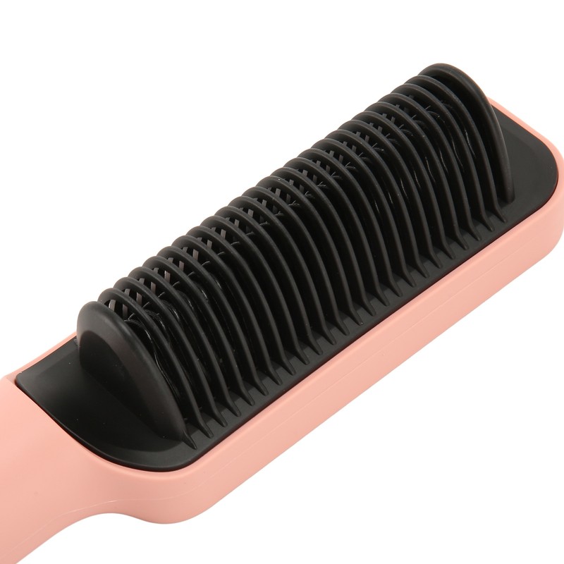 Hair Straightening Brush PTC Even Heating LCD Hair Straightener Brush