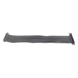 PCIE 4.0 X16 Extender Right Angle 64GB/s Shielded Plug and Play GPU Extension Cable for RTX4090 RTX3090ti RTX3090 17.7in