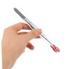 ORFOFE Tweezers with Soft Rubber Tips Craft Tweezers for Stamps