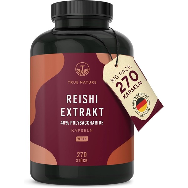 Reishi Mushroom Extract, 270 Capsules (650 mg), High Dose: 1950