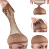 Dreamlover Dreamlover Mesh Wig Caps for Long Hair, Brown Wig