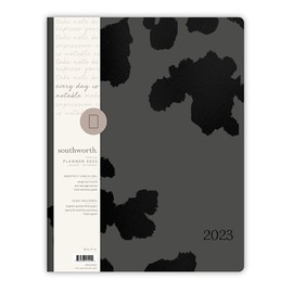 Southworth Planner (January 2023-December 2023), 8.5" x 11", Traditional Western Metallic, Premium 28#/105 gsm Paper, Large Flex (91421)