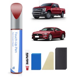 PARTS4EV Ruby Red Metallic(RR) Touch Up Paint Repair Kit Compatible with Ford - DIY Kit Exactly Matches Chips and Nicks