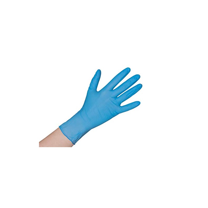 Nitrile powder free gloves Pack of 100 Blue Nitrile Disposable