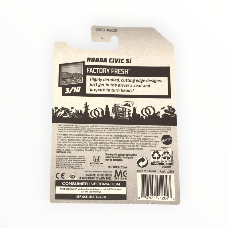Hot Wheels Honda Civic Si