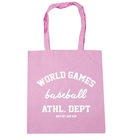 Hippowarehouse World Games Baseball Athl. Dept AW15 Hit and Run Tote Shopping Gym Beach Bag 42cm x38cm, 10 litres