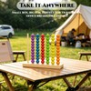 Wooden Color Stacking Puzzle Game for Adults with 20 Challenge