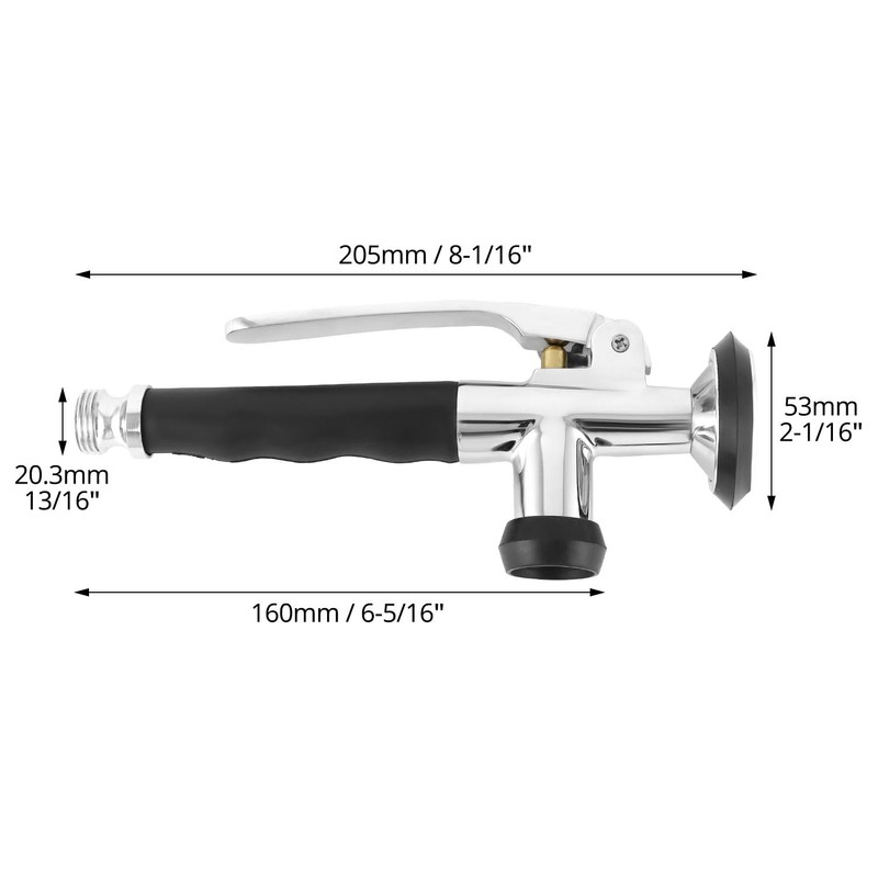 QWORK® Brass Pull Down Sprayer Head for Kitchen Sink Tap