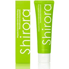 Shirora Toothpaste, Whitening, Tartar Removal, For Kids, Clay, W, Apple, Chamomile, Mint, Bad Breath Care, No Abrasives, Can Be Used On Teeths, Free Formula, 3.5 oz (100 g)