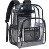 PACKISM Clear Backpack - 17 inch Large Clear Backpacks for