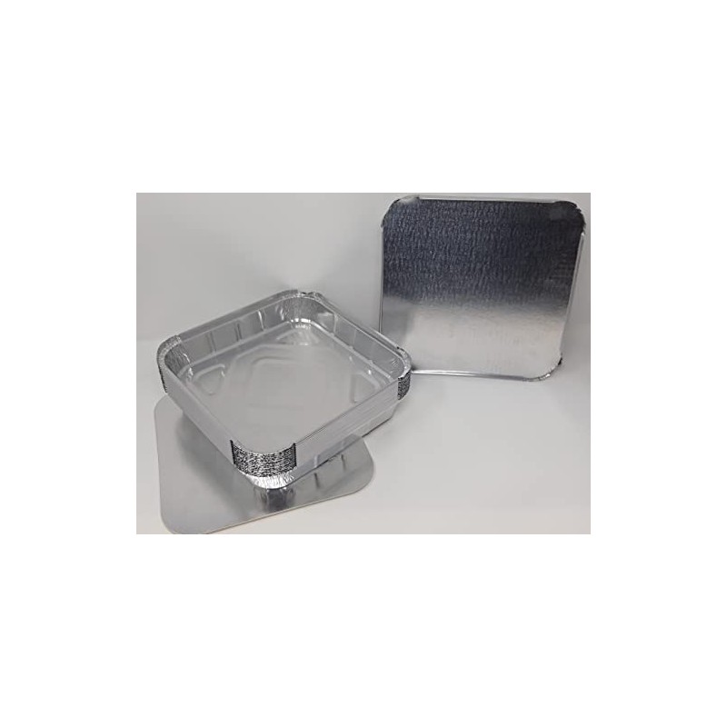 Aluminium Foil 6" Square Roasting Oven Baking Dish Trays with