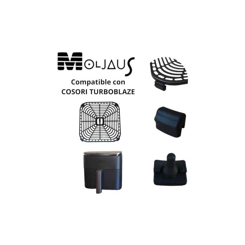 Moljaus Air Fryer Replacement Rubbers Compatible with Turboblaze (Pack of