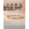 GOOGAS Princess cut Cubic Zirconia cz Simulated Diamond Gold Bezel