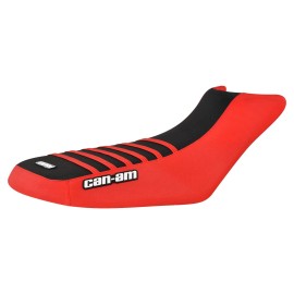 Enjoy Mfg Can Am Outlander 570 1000 XMR X GEN 2 Seat Cover RED & BLK w RED RIBS Logo #360