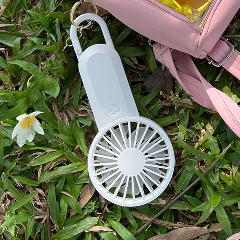 Handheld Fan USB Rechargeable Hand Fan Silent Operation Easy Hanging