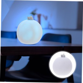 GRIRIW Moon Night Light Small Nightstand Lamp Charging Led Bedside Lamp for Boys and Girls