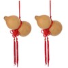 NOLITOY Natural Gourd Pendant for Car Decor DIY Keychain Bag