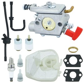 REMEDART A021004690 Carburetor Fits for ECHO CS-2511 CS-2511T CS-2511TN CS-2511P for Shindaiwa 251TS Chainsaw Replaces for A021004691 for Walbro WT-1208 with A226001991 Air filter tune up kit
