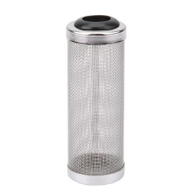12mm Stainless Steel Filter Aquarium Fish Tank Pre-Filter Intake Filter Guard Flow Fish Shrimp Basket Mesh Net Aquarium Fish/Shrimp Mesh Net Filter Guard Fish Tank Intake Strainer